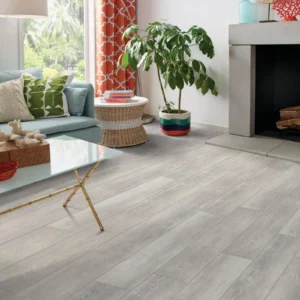 Gray colored luxury vinyl plank flooring | Coleman's Flooring & Blinds