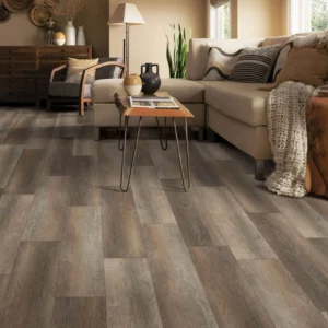 luxury vinyl plank flooring in a living room | Coleman's Flooring & Blinds