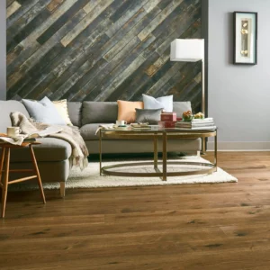 hardwood flooring in a living room | Coleman's Flooring & Blinds