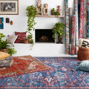 Layered area rugs | Coleman's Flooring & Blinds