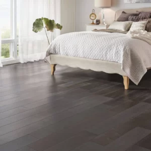 Hardwood flooring in bedroom | Coleman's Flooring & Blinds