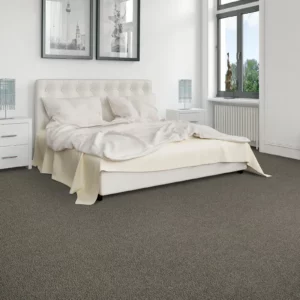 neutral carpet in a bedroom | Coleman's Flooring & Blinds