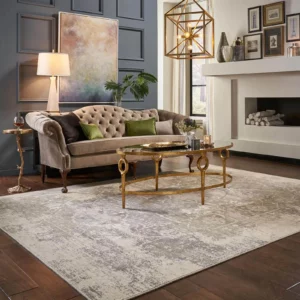 Textured rug in a living room | Coleman's Flooring & Blinds