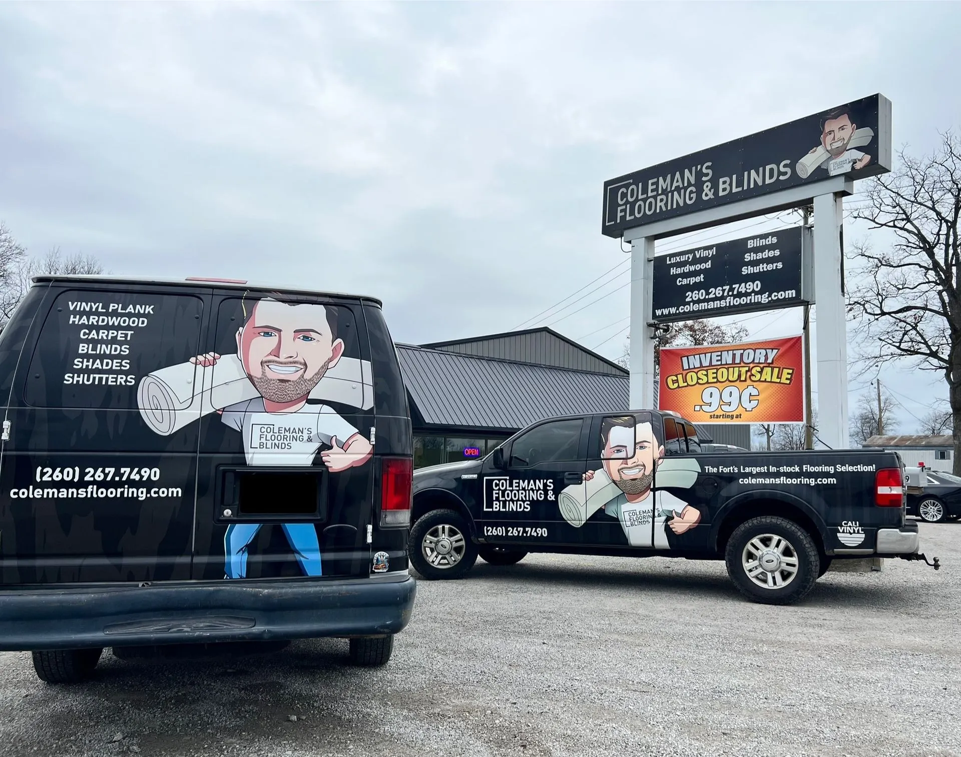 Coleman's Flooring & Blinds - Building Coleman's Flooring & Blinds - Building