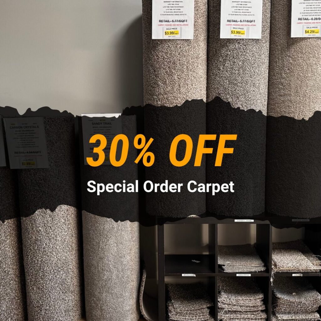 Special Order Carpet | 30 Percent Off